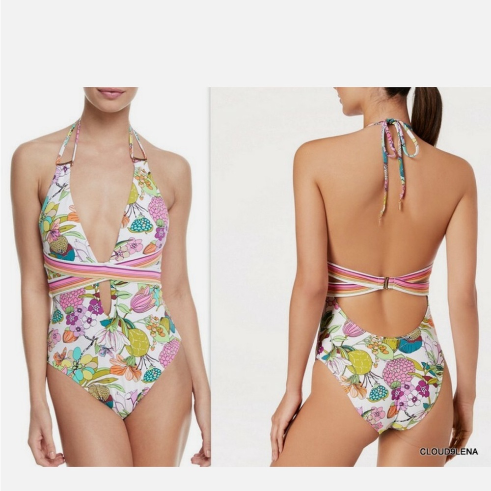 TRINA TURK Key West Botanical One Piece Swimsuit